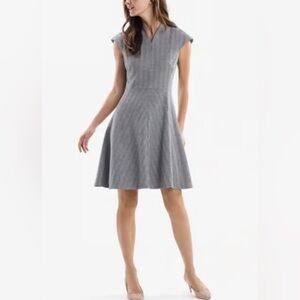 M.M.LaFleur Ruth Dress Zip Jacquard , A-Line Cap Sleeve. Size 6 NWT